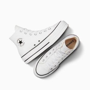 Converse Chuck Taylor All Star Lift Platform, white, size US 10